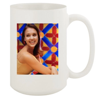 Jessica Alba 15oz White Mug