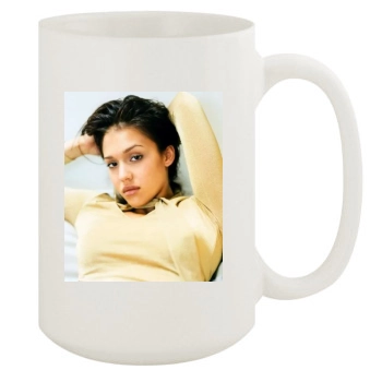 Jessica Alba 15oz White Mug