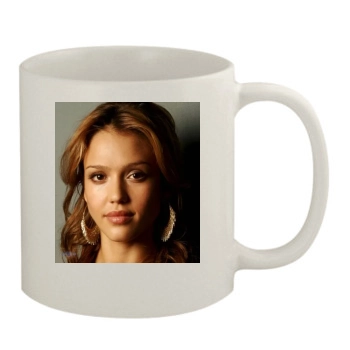 Jessica Alba 11oz White Mug