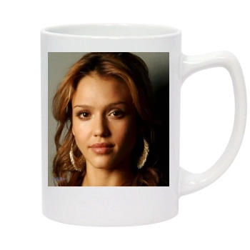 Jessica Alba 14oz White Statesman Mug