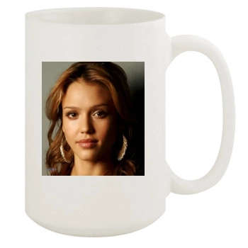 Jessica Alba 15oz White Mug