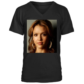 Jessica Alba Men's V-Neck T-Shirt