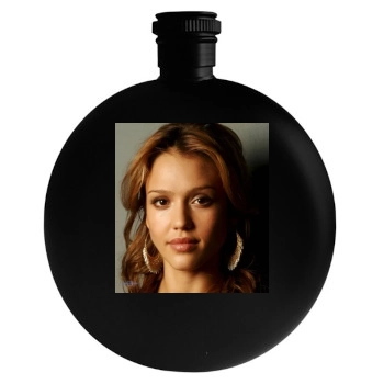 Jessica Alba Round Flask