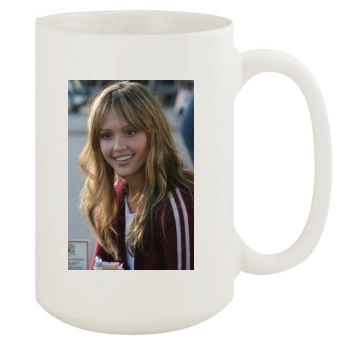 Jessica Alba 15oz White Mug