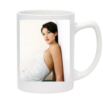 Jessica Alba 14oz White Statesman Mug