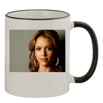 Jessica Alba 11oz Colored Rim & Handle Mug