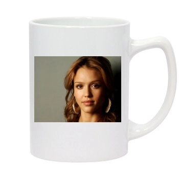 Jessica Alba 14oz White Statesman Mug