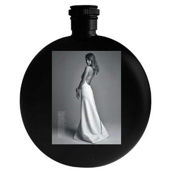 Jessica Alba Round Flask