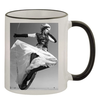 Jessica Alba 11oz Colored Rim & Handle Mug