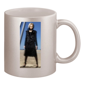 Jessica Alba 11oz Metallic Silver Mug