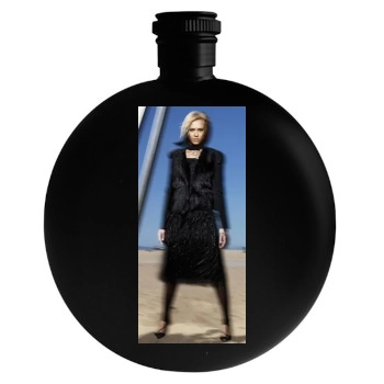 Jessica Alba Round Flask