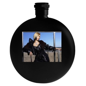 Jessica Alba Round Flask