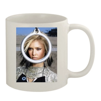 Jessica Alba 11oz White Mug