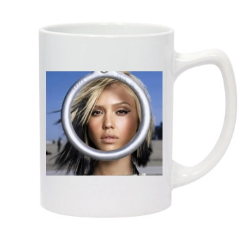 Jessica Alba 14oz White Statesman Mug