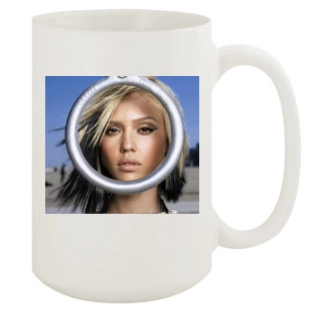 Jessica Alba 15oz White Mug