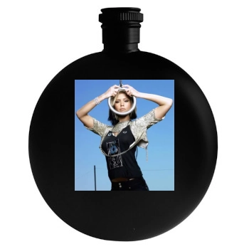 Jessica Alba Round Flask