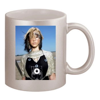 Jessica Alba 11oz Metallic Silver Mug