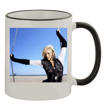 Jessica Alba 11oz Colored Rim & Handle Mug