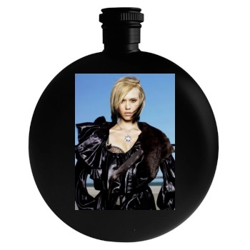 Jessica Alba Round Flask