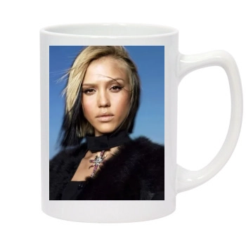 Jessica Alba 14oz White Statesman Mug