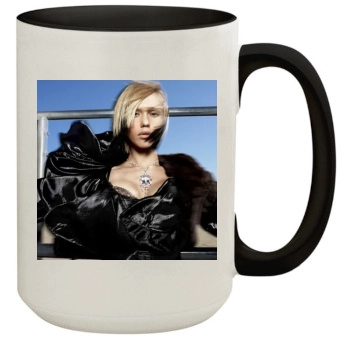 Jessica Alba 15oz Colored Inner & Handle Mug