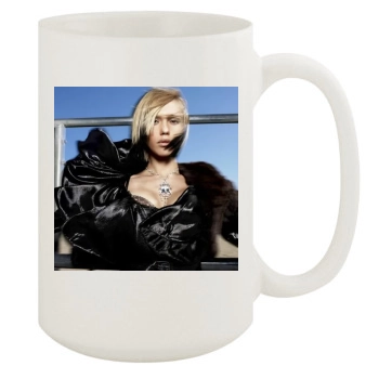 Jessica Alba 15oz White Mug