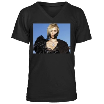 Jessica Alba Men's V-Neck T-Shirt