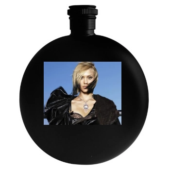 Jessica Alba Round Flask