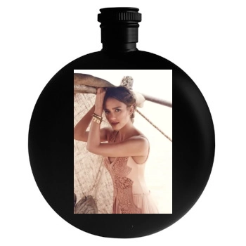 Jessica Alba Round Flask