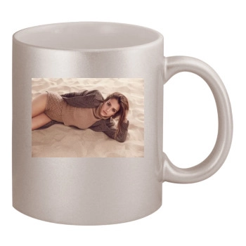 Jessica Alba 11oz Metallic Silver Mug