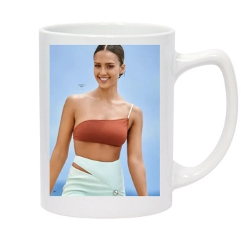 Jessica Alba 14oz White Statesman Mug