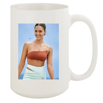 Jessica Alba 15oz White Mug