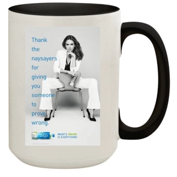 Jessica Alba 15oz Colored Inner & Handle Mug