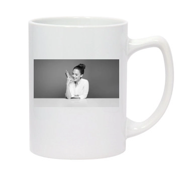 Jessica Alba 14oz White Statesman Mug