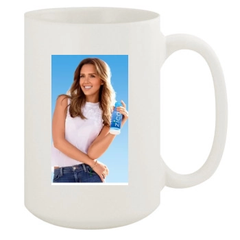 Jessica Alba 15oz White Mug