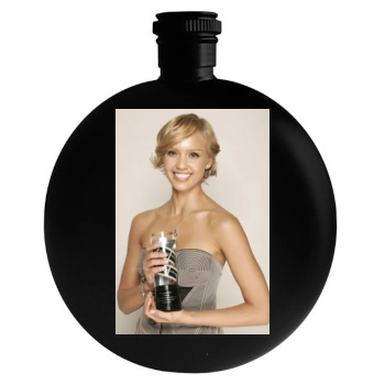 Jessica Alba Round Flask