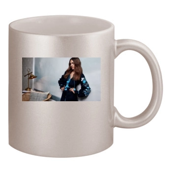 Jessica Alba 11oz Metallic Silver Mug