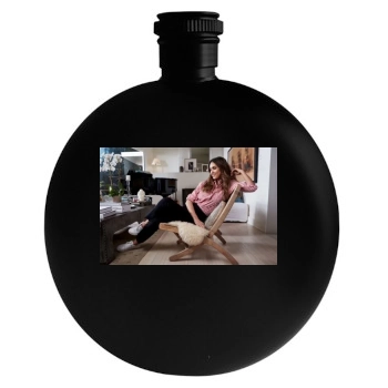 Jessica Alba Round Flask