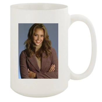 Jessica Alba 15oz White Mug