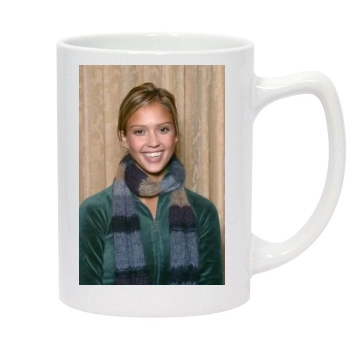 Jessica Alba 14oz White Statesman Mug