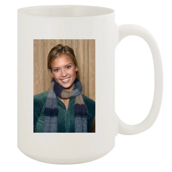 Jessica Alba 15oz White Mug