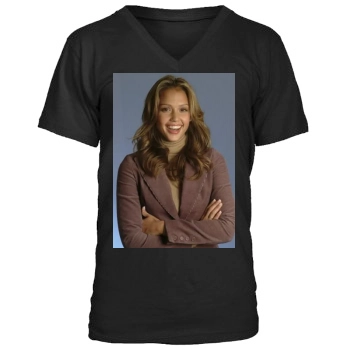 Jessica Alba Men's V-Neck T-Shirt