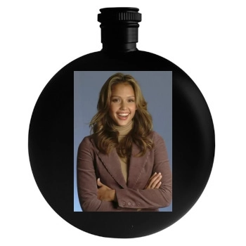 Jessica Alba Round Flask