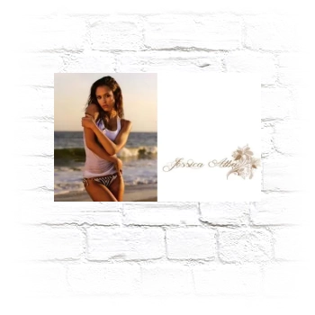 Jessica Alba Metal Wall Art