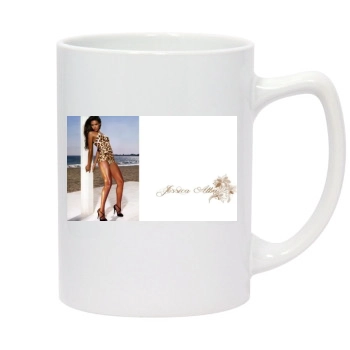 Jessica Alba 14oz White Statesman Mug