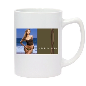 Jessica Alba 14oz White Statesman Mug