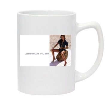 Jessica Alba 14oz White Statesman Mug