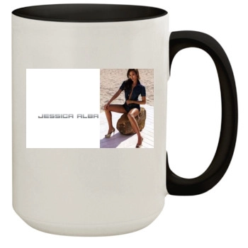 Jessica Alba 15oz Colored Inner & Handle Mug