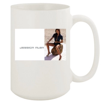 Jessica Alba 15oz White Mug