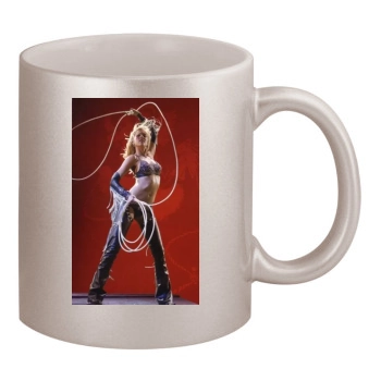 Jessica Alba 11oz Metallic Silver Mug